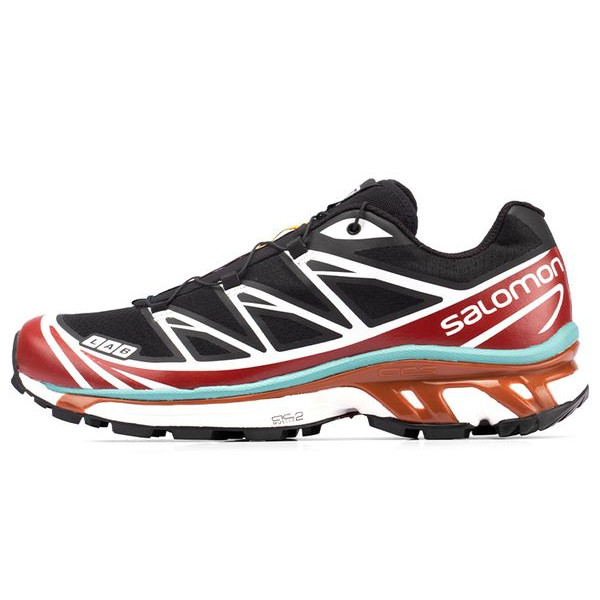 Кроссовки Salomon XT-6 унисекс, черный/красный