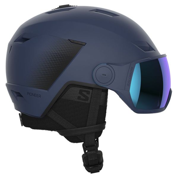 Шлем Salomon Pioneer LT Visor, синий Шлем Salomon Pioneer LT Visor, синий
