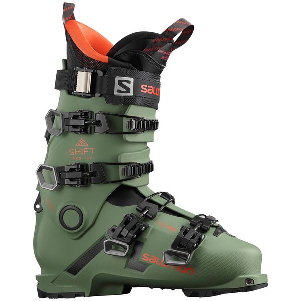 Горнолыжные ботинки Salomon Shift Pro 130 Alpine Touring 2022, зеленый
