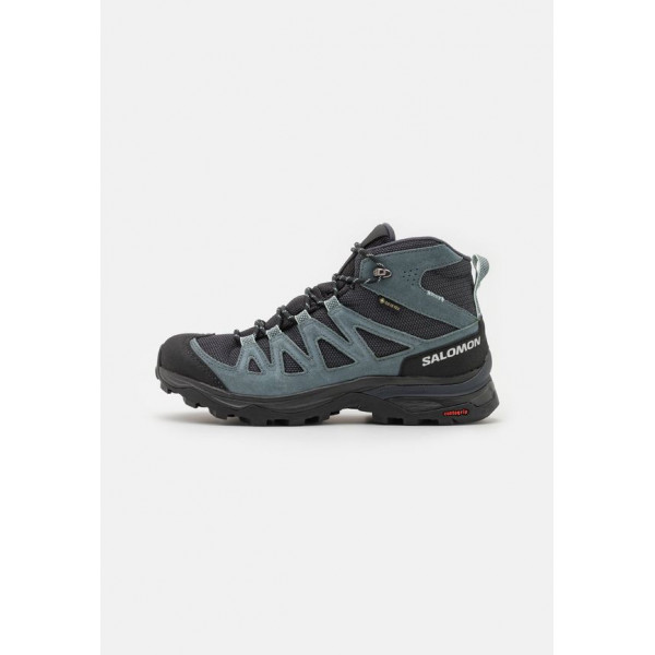 Ботинки для походов Salomon X Ward Mid GTX, черный/серо-синий