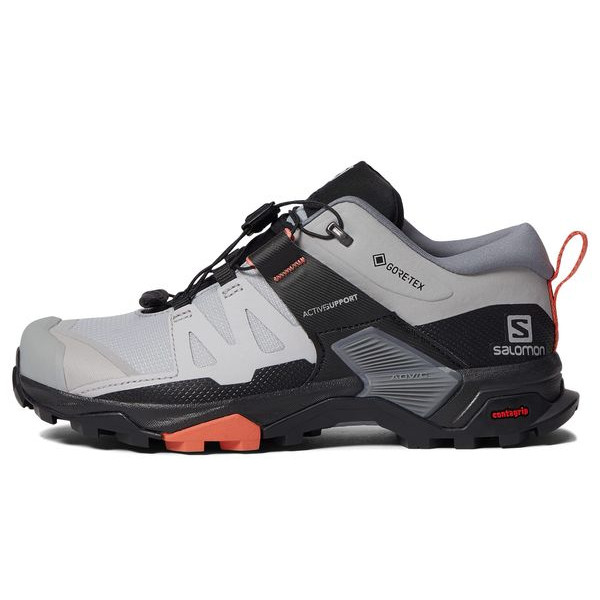 Треккинговые ботинки Salomon X Ultra 4 GTX, серый/черный