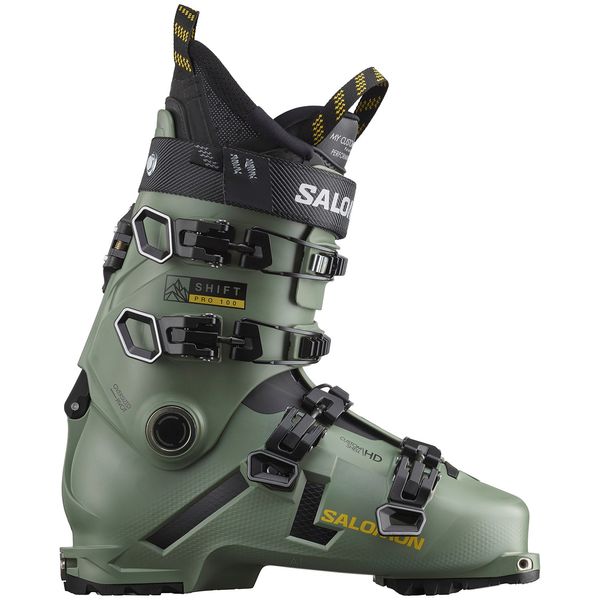 Горнолыжные ботинки Salomon Shift Pro 100 Alpine Touring 2024, зеленый Горнолыжные ботинки Salomon Shift Pro 100 Alpine Touring 2024, зеленый